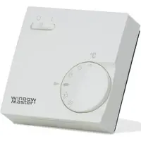 WindowMaster Rumtermostat WLA 110 0001, tilsluttes direkte til styreenhederne WUC 101/102/160 og via interface WLF 111 til styreenheden WLC 100.