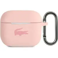 Lacoste Airpods 3 Liquid Silikondeksel - Rosa