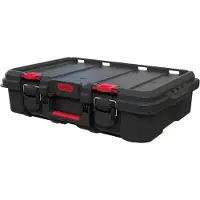 Keter Stack & Roll tungt belastet DIY-oppbevaringskasse for kraftverktøy (253382)