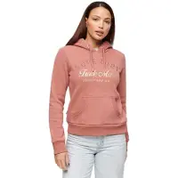 Superdry Luxe Metallic Logo Hettegenser