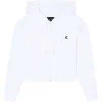 Armani Exchange for woman. XW000822AF10818U0002 White zip-up sweatshirt (M), Casual, Sport, Cotton, Multisport
