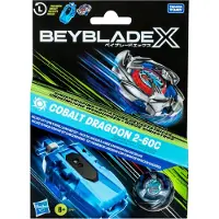 Beyblade X Cobalt Dragoon 2-60C utskyter- og snurretopp-sett, 8 år