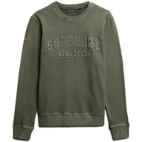 Superdry for man. M2014392A Athletic green jersey (S), Casual, Cotton