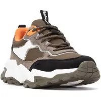 Refresh for woman. 17310402-KAKI Trainers 173104 green (41), 3 to 5 cm, Laces, Casual