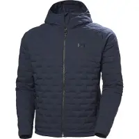 Helly Hansen for man. 34587 Navy Blue HP Hybrid Stretch Insulated Hooded Jacket (M), Casual, Polyamide