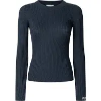 Pepe Jeans for woman. PL7000025 Carla navy jumper (XS), Casual, Cotton