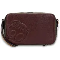 Hispanitas for woman. BI254158 Samba Met brown bag (OSFA), Casual, Polyurethane
