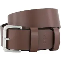 Ralph Lauren for man. 405899989001 Leather belt with brown roller buckle (36), Casual, Classic