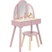 Little Dutch Sminkebord - Tre - Rosa - - OneSize - Leketøy