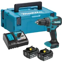 Makita DDF490RFJ Batteridrevet drill-/skrumaskin 18 V