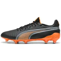 Puma KING ULTIMATE FG/AG Football Boots Women, Shoes, Black/Heat Fire/Silver, 37