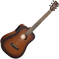 Cort Earth GO 3/4 Mini Dreadnought Open Pore Brown Burst