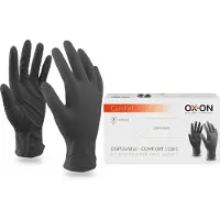 OX-ON Engangshandske Comfort 15301 sort 10