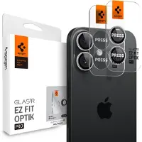 Spigen Glass tR EZ Fit Optik Pro 2 Pack - silver - iPhone 17