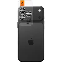 Spigen iPhone 16 Pro/16 Pro Max/17 Pro/17 Pro Max Glas.tR Ez Fit Optik Pro Kamera Linse Beskytter - Silver