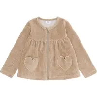 Hust and Claire Sicillia Ottoman velour - solid Genser Biscuit (122 / 7 år)