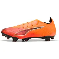 Puma ULTRA 6 CARBON FG Football Boots Women, Shoes, Heat Fire/Black/Glowing Red, 37