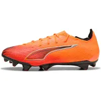 Puma ULTRA 6 CARBON FG Football Boots Unisex, Shoes, Heat Fire/Black/Glowing Red, 40
