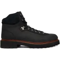 Ralph Lauren for man. 812974116001 Alpine black leather mountain boots (45), Flat, Laces, Outdoor