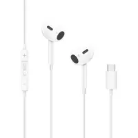 Tech-Protect Ultraboost Core G2 kablede USB-C-Ørepropper - hvit