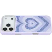 Mtp Products iPhone 17 Pro Jaucase magnetisk hybrid-deksel med hjertemønster - lilla