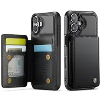 CASEME iPhone 17 C22 etui RFID-kortlommebok - Svart