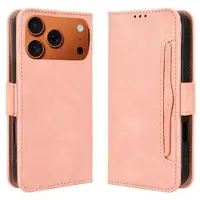 Mtp Products iPhone 17 Pro Max/18 Pro Max Kortholder Lommebokveske - Rosa