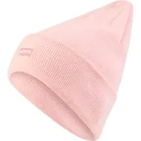 Levi's Tonal Brodert Beanie Crystal Rose Myk Bomullsmix