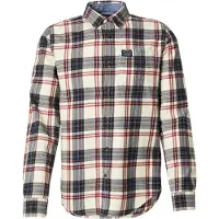 Superdry for man. M4011047A Brown Lumberjack Shirt (3XL), Casual, Cotton, Long sleeve