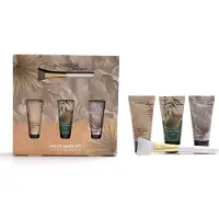 Azoza Eco ansiktsmaske-sett - 3 x 50 ml med påføringspensel