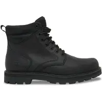 Timberland for man. TB0A69UHW021 Leather ankle boots with Britton Road Mid black (42), Flat, Laces, Casual, Sustainable