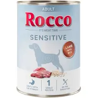 Rocco Økonomipakke: Sensitive 24 x 400 g Ny oppskrift - 24 x 400 g: Lam med ris