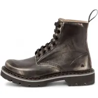 Art unisex. 1116616EH003_001 Leather Ankle Boots 1166 Marina black (40), Flat, Laces, Casual