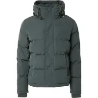 Superdry for man. M5011743A Jacket Everest Short Hooded Puffer green (XL), Casual, Polyester