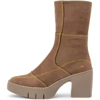 Art for woman. 116591220003_020 Leather Boots 1659 Sofia taupe (37), 5 to 8 cm, Zip, Casual