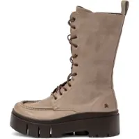 Art for woman. 1176812EW003_039 Leather Boots 1768 Leeds grey (40), 3 to 5 cm, Zip, Casual