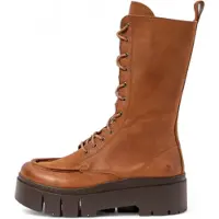 Art for woman. 117681223003_023 Leather Boots 1768 Leeds brown (39), 3 to 5 cm, Zip, Casual