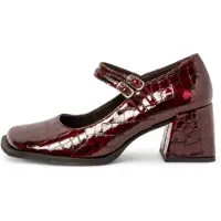 Art for woman. 117041267003_008 Leather Shoes 1704 Verona burgundy (41), 5 to 8 cm, Buckle, Casual, Classic