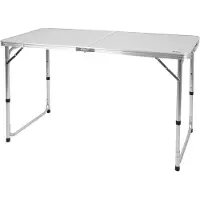 Aktive 63088 Høydejusterbart Sammenleggbart Campingbord