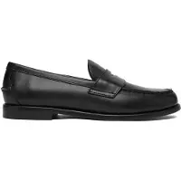 Ralph Lauren for man. 803932221002 Alston Penny leather loafers black (44), Flat, None, Casual