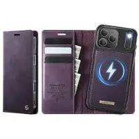 CASEME iPhone 17 Pro Max C49 2-i-1 avtakbar lommebokveske - MagSafe-kompatibel, RFID - Lilla