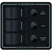 Blue Sea Systems Contura 3 Kretsbryterpanel