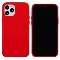 Mtp Products iPhone 12 Pro Max Liquid Silicone Deksel - Rød