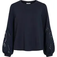 Vila Visandy Rund Hals Langermet Sweatshirt