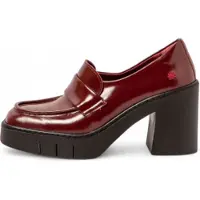 Art for woman. 119721267003_008 1972 Berna burgundy shoes (38), Leather, 5 to 8 cm, None, Casual