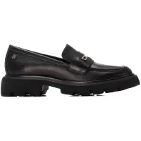 Carmela for woman. 16254503-NEGRO Leather shoes 162545 black (37), Flat, None, Casual