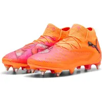Puma FUTURE 8 ULTIMATE MxSG Football Boots Unisex, Shoes, Heat Fire/Black/Ravish, 48