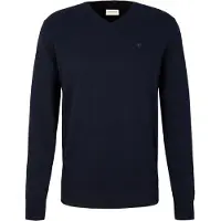 Tom Tailor Simple Knitted V-neck Genser