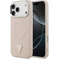 GUESS iPhone 17 Pro Max Triangle Logo-deksel - MagSafe-kompatibel - Rosa