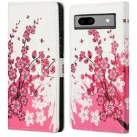 Mtp Products Google Pixel 8a Style Series Lommebok-deksel - Rosa Blomster